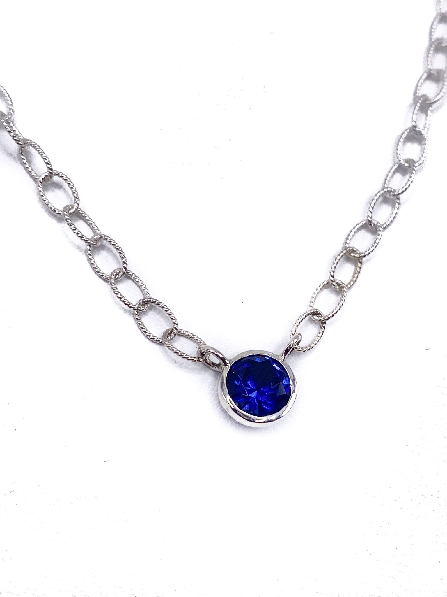 Blue Sapphire Necklace