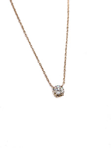 Moissanite Solitaire Necklace