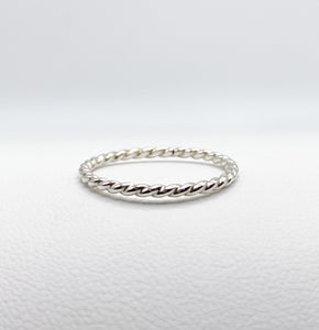 Silver Twist Band